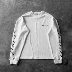 Camisa de Manga Larga Tipo Waffle 100% Algodón Personalizada, Fabricante de Camisas de Manga Larga de Punto Waffle Holgadas y Casuales con Estampado - Product Image 1