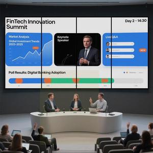 Siêu mỏng trong nhà cố định liền mạch LED Video ốp tường Bảng điều khiển màn hình buổi hòa nhạc cuộc họp triển lãm kỹ thuật số biển và hiển thị - Product Image 1