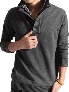 Brandour Apparels Custom <b>Men's</b> Anti-Wrinkle Wool/Acrylic Pullover <b>Turtle</b> <b>Neck</b> Sweater Winter Long Sleeve Knit Front Logo Single - Product Image 1