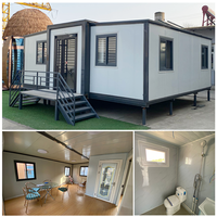 Maison de conteneur d'expédition de luxe de 20, 30, 40 pieds, maisons modulaires, appartement extensible, maison pliable, conteneur américain