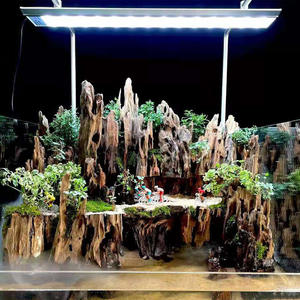 Plate-forme flottante décorative en <span class=keywords><strong>bois</strong></span> pour <span class=keywords><strong>aquarium</strong></span> Artisanat <span class=keywords><strong>Bois</strong></span> flotté Bonsaï pour <span class=keywords><strong>aquarium</strong></span> - Product Image 3