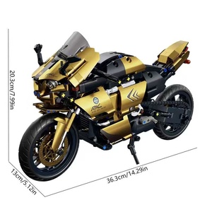 88800-88804 <span class=keywords><strong>Moto</strong></span> rapide 1:10 Modèle décoratif en plastique ABS Jouet de construction pour adultes avec petites particules - Product Image 4