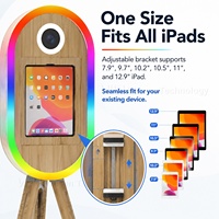Kiosque Photobooth pour Fête d'Anniversaire, Coque de Photobooth Selfie iPad, Machine Photobooth Portable DSLR
