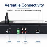 Interphone IP LEEPAG M-6080 avec écran tactile 7 pouces, microphone, son stéréo écologique, centre de commande, diffusion IP