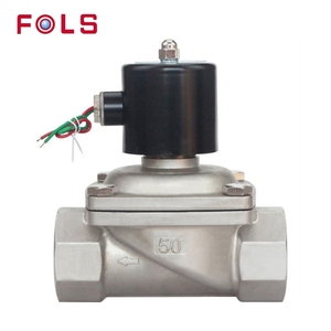 DN50 2 pouces 2W-500-50 Électrovanne de régulation de température à action directe normalement fermée en acier inoxydable AC220V DC12V/24V OEM - Product Image 3