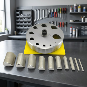 Kit de disques de polissage pour bijoux en fer avec 9 tiges de remplacement pour outils rotatifs DIY, forme irrégulière, modèle SUNTOOLS/STIPL 280C(II) - Product Image 4
