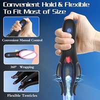 Masturbateur masculin, jouets sexuels pour hommes, 10 modes de léchage pour le gland et le mamelon, 360° °   Vibrateur Tentacule Enveloppant Stimulant Jouet Sexuel pour Hommes