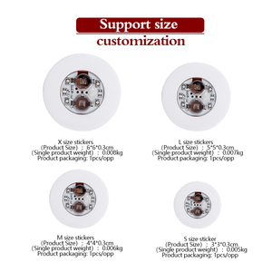 Autocollant d'étiquette de tasse lumineuse colorée de caboteur de l'usine LED de force pour le poisson d'avril fête des pères Diwali saint valentin - Product Image 5