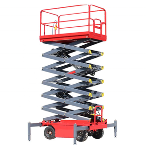 Hot Sales * Factory Ac Scissors <b>Lift</b> Platform Aluminum Single Double Triple Mast <b>Engine</b> - Product Image 2