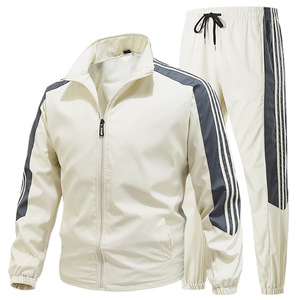 Ensemble Sportif Transfrontalier 2026 pour Hommes – Nouvelle Collection Printemps Tendance Décontractée – <span class=keywords><strong>Pantalon</strong></span> Cargo Jeunesse Grande <span class=keywords><strong>Taille</strong></span> – Ensemble Élégant 100% Polyester à Capuche - Product Image 2