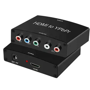 HDMI YPbPr 5RCA bileşen dönüştürücü adaptör destekler 1080P Video ses DVD PSP Xbox 360 PS2 HDTV monitör