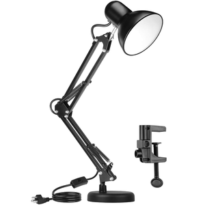 Lámpara de Escritorio LED E27 de Metal al por Mayor con Brazo Oscilante Ajustable y Abrazadera para Mesa Plegable para Salón de Uñas - Product Image 1