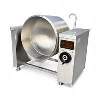 Casserole à soupe industrielle en acier inoxydable à induction, avec capacité de 700*140L et puissance de 15KW pour les cuisines de restaurants