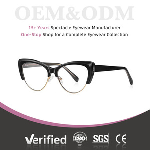 Monturas de Gafas con Filtro de Luz Azul, Diseño Ojo de Gato, Profesionales, Únicas y de Alta Calidad para Oficina, con Soporte OEM/ODM y Servicio Certificado - Product Image 1