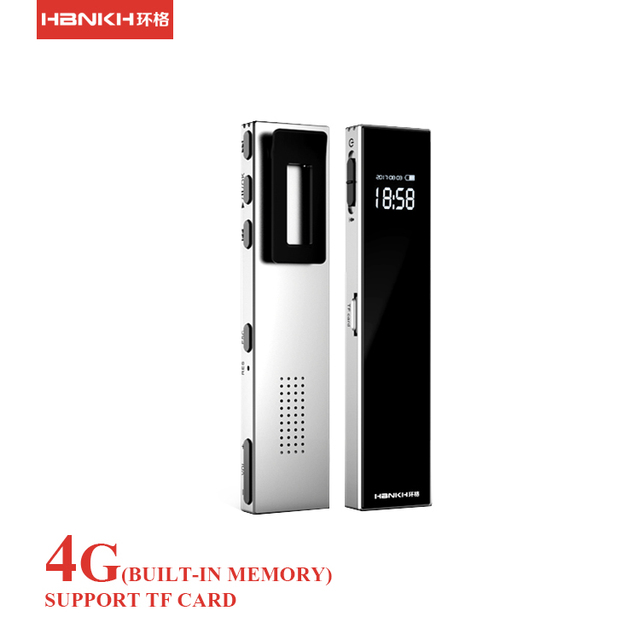 Hbnkh Noise Reduction Mini Voice Recorder Pen 4G 8G Professional Digital Audio Recorder