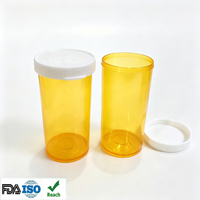 Frascos de Plástico Cilíndricos Personalizados con Tapa a Presión para Medicamentos, con Impresión de Logotipo, Material PP, Botellas para Almacenamiento de Pastillas