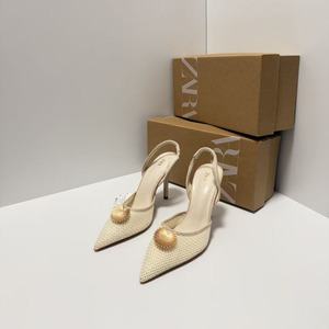Sandali Baotou con fibbia alla francese di nuovo design <span class=keywords><strong>Z</strong></span> Fashion, tacchi a spillo da donna per esterni e palcoscenico - Product Image 3