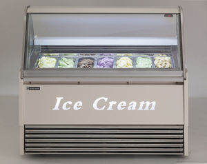 Thương mại kemer làm mát không khí thông gió tủ lạnh tủ điện nhiệt độ đơn Tủ đông kem hiển thị phong cách - Product Image 2