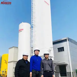 NUZHUO-planta de fabricación de oxígeno 99.99%, equipo de separación de aire criogénico, excelente fábrica
