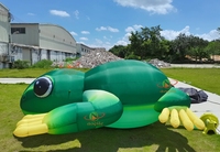 Décoration publicitaire gonflable géante personnalisable en PVC en forme de grenouille et de crapaud avec impression numérique et certification CE