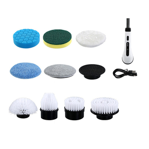 Brosse de nettoyage électrique sans fil 7 en 1 avec brosse en nylon et poignée en ABS pour la maison, la cuisine, la salle de bain, l'hôtel et la douche - En stock - Product Image 3