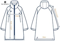 Robe de change imperméable et coupe-vent pour adultes, pour les amateurs de sauna