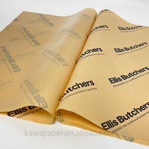 Papier Kraft PE personnalisé pour emballages alimentaires, papier pour hamburgers et sandwichs, papier de cuisine, papier absorbant l'huile pour la friture - Product Image 1