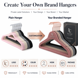 OEM Premium Velvet Hangers 50 Pack Non Slip Hangers Suit Black Rose Gold <b>Hooks</b> Space Saving <b>Plastic</b> Clothes Hangers manufacturer - Product Image 3