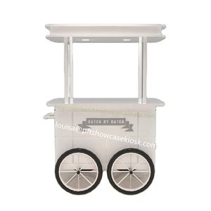 Chariot à café Carnation/Chariot à bonbons/Chariot à hot-dogs et présentoir Chariot à chocolat et bonbons en bois - Product Image 1