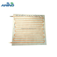 Grand dissipateur thermique en aluminium 6063, plaque de refroidissement à eau, tube en cuivre, bloc de refroidissement liquide pour batteries et packs BESS - Fabricant