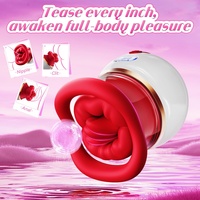 LetRock 5 in 1 Saugen Vibrator Rose Sexspielzeug Kitzler Nippel Massage produkte LED-Bildschirm Adult Toys Sexspielzeug Box für Frauen