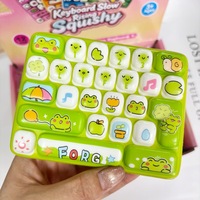 Jouets Squishies en forme de clavier, mini-jouets anti-stress à remontée lente, jouets à presser, jouets doux en PU, vente en gros