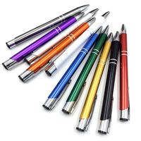 Vente directe d'usine, stylos à bille en métal personnalisés avec logo, 1,0 mm, style sportif, cadeau publicitaire, stylos promotionnels bon marché