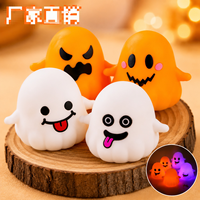 Jouet anti-stress fantôme d'Halloween, jouet de dessin animé à décompression à rebond lent, jouet à presser