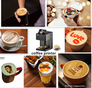 เครื่องพิมพ์อิงค์เจ็ทสำหรับกาแฟรุ่นใหม่ พร้อมหมึกกินได้และฟิล์มสำหรับวาดลายลาเต้อาร์ตบนเครื่องดื่มฟองนมและตกแต่งขนม - Product Image 5