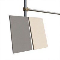 Panneau de revêtement mural intérieur texturé mat en fibro-ciment gris beige pour cuisine, couloir, escalier