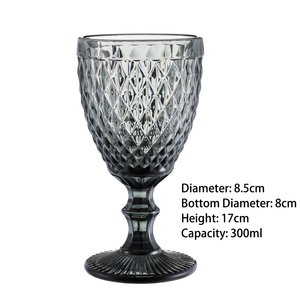 Juxinda Retro dập nổi thủy tinh trong suốt cốc <span class=keywords><strong>300ml</strong></span> dày bền vững máy rửa chén & lò vi sóng an toàn bên sử dụng cốc uống - Product Image 2