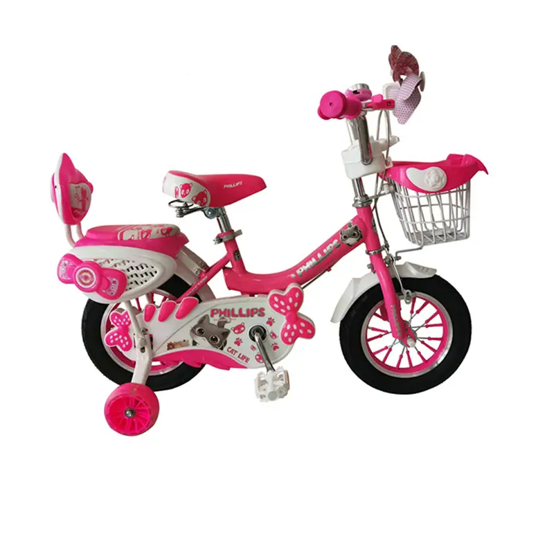背もたれフィリップスバイク付きの美しいミニキッズバイク12 "16" 18 "キッド自転車3〜10年男の子のためのカラフルなスポーク