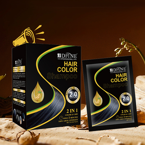 Shampoo 2IN1 all'ingrosso per la tintura naturale dei <span class=keywords><strong>capelli</strong></span> neri, crema colorante istantanea alle erbe <span class=keywords><strong>senza</strong></span> <span class=keywords><strong>ammoniaca</strong></span>, copre i <span class=keywords><strong>capelli</strong></span> grigi - Product Image 1