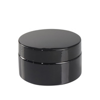 Bocaux en plastique PET noir de haute qualité 30ml 50ml 60ml 80ml 100ml 200ml 250ml 500ml