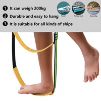 Échelle de bateau multifonctionnelle en tissu léger, empilable, gonflable et pliable, pour bords de yacht, vente chaude transfrontalière