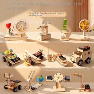 Kit d'expériences scientifiques sur le bois, ensemble de construction éducatif pour garçons et filles de 0 à 3 mois - Jouet STEM - Product Image 2