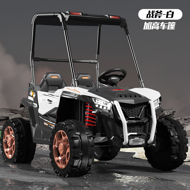 Blanco 12a con ruedas blandas y asiento blando.