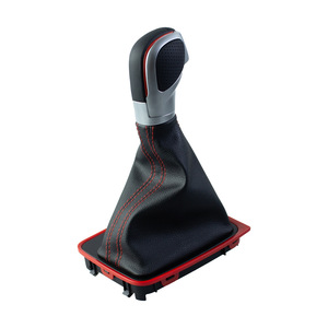 Palanca de cambios LED para Volkswagen Golf 77.5R, transmisión automática, cuero rojo, diseño ergonómico - Product Image 4