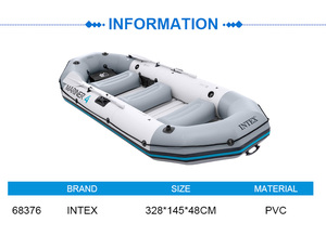 Intex 68376 Nouveau bateau gonflable en PVC Chine Rib Kayak pour adultes Sport Style bateau à rames pour lac dérive utilisation en extérieur - Product Image 2