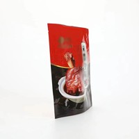 Sachet Doypack Transparent pour Aliments avec Fond Carré Transparent pour Salades, Gâteaux et Pizzas - Tailles Personnalisées Disponibles (BOPA(PET)/PE)
