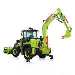 China Industry Construction Machine highest quality Luyu 388 Backhoe Loader For Project