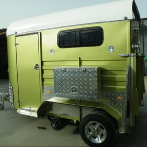 Remolque de Carga Recta para 2 Caballos, Modelo Estándar, de Acero, para Transporte Especializado, Fabricado en China - Product Image 2