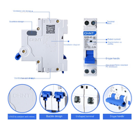 Disjoncteurs d'air 1P 2P 3P 4P Série NXB-63 20A 32A 40A 63A 100A 125A Interrupteur Principal Domestique Protection Contre les Surcharges et les Courts-circuits