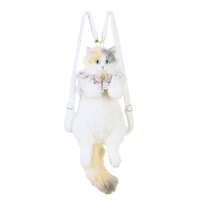Sac à dos en velours Sanhua, sac à bandoulière en peluche, poupée en peluche, rembourrage en coton PP, jouet mignon, cadeau d'anniversaire, 31-50 cm